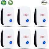 Ultrasonic Pest Repeller (6 Pack)- Plug-in Electronic Repellent, Pest Control, No More Pest, Best Pest Controller for Mice, Mosquito, Spider, Cockroach, Flies, Bed Bugs. - shopperskartuae