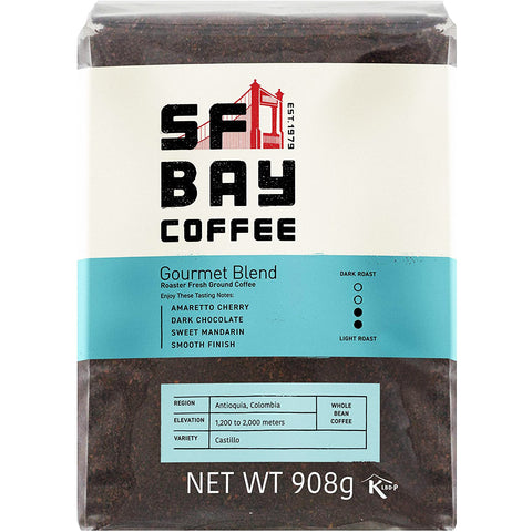 San Francisco Bay Gourmet Blend Ground Coffee (908g). - shopperskartuae