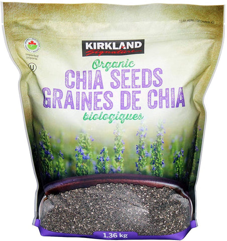 Kirkland Signature Organic Chia Seeds (Premium, Gluten & GMO Free) - shopperskartuae