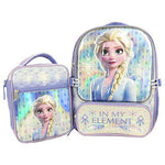 Frozen 2 Backpack with Lunch Bag (Light Blue). - shopperskartuae