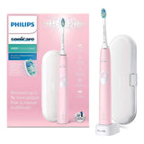 Philips Sonicare ProtectiveClean 4300 Electric Toothbrush with Travel Case - Pastel Pink - shopperskartuae