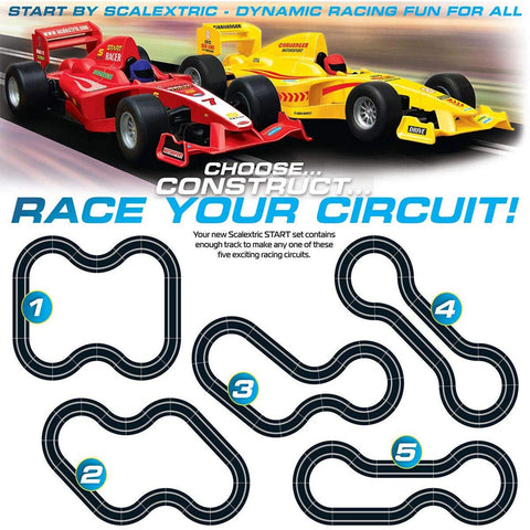 Scalextric Start - Formula Challenge Cars with Tracks. - shopperskartuae
