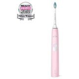 Philips Sonicare ProtectiveClean 4300 Electric Toothbrush with Travel Case - Pastel Pink - shopperskartuae