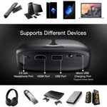 3D Mini Projector, ELEPHAS 100 ANSI Lumen WiFi DLP Portable Pico Video Projector for Android Smart-phone Supports HDMI USB YouTube,Koala, Ideal for Outdoor Movie Night Party - shopperskartuae