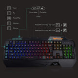 Havit Rainbow Backlit Wired Gaming Keyboard. - shopperskartuae
