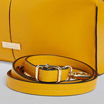 Harrods Greenwich Yellow Barrel & Cross Body Handbag. - shopperskartuae