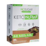 Keto No Sugar  Nutbar 20x Dark chocolate flavor & sea salt 500g