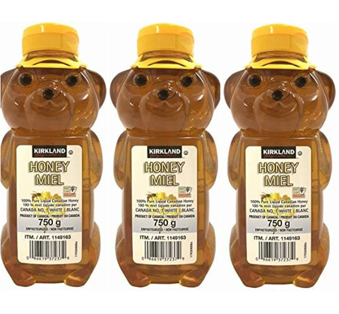 Kirkland Signature 100% Pure Liquid Canadian Honey (3* 750g)