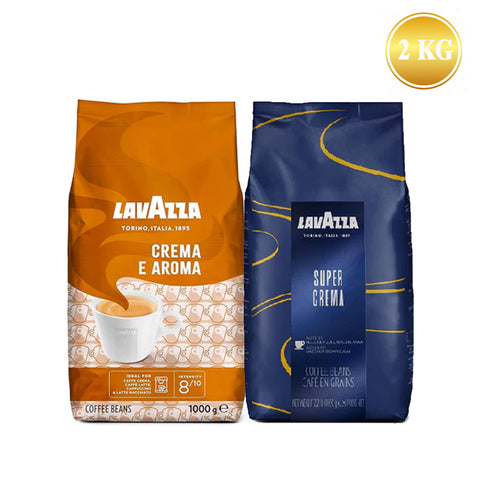 Lavazza Crema E Aroma & Lavazza Super Crema Coffee Beans -2Kg