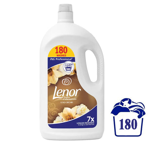 Lenor Gold Orchid Super Concentrate Fabric Conditioner, 3.6L (180 Washes)