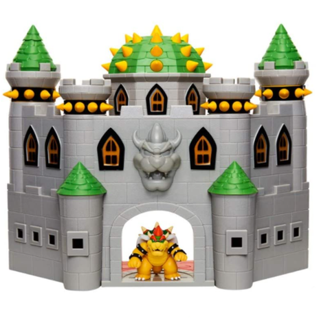 Nintendo Bowser Castle Playset With 5 Super Mario Figures