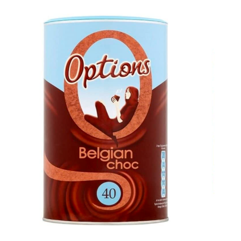Options Belgian Choc Luxury Instant Hot Chocolate Drink