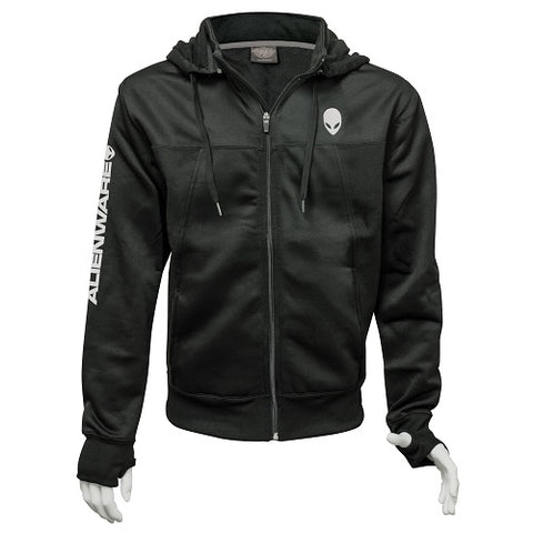 Alienware Poly-Tech Zip Hoodie – Black – Shoppers-kart.com
