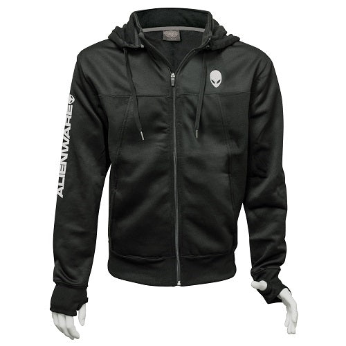 Alienware Poly Tech Zip Hoodie Black