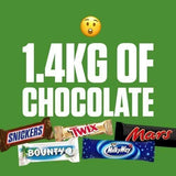 Super Fun Size Mix (Mars, Snickers, Twix, Bounty, Milkyway) Large Bag - 71 Pcs