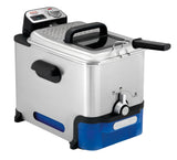 Tefal Oleoclean Pro FR804040 Semi-Professional Deep Fryer-1.2kg - Silver Blue